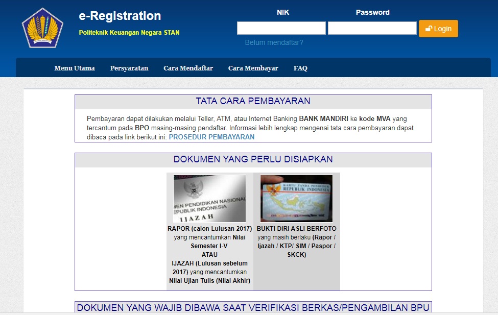 Pengumuman Hasil Kelulusan Seleksi Masuk Pmb Stan Tipssehatcantik Com